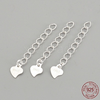 925 Sterling Silver Twisted Extender Chains LS-STER-S002-32-1