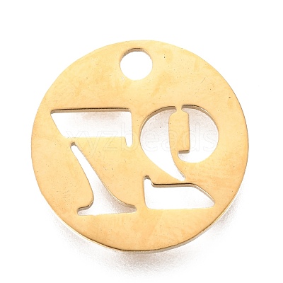 304 Stainless Steel Pendants STAS-F233-27-G-1