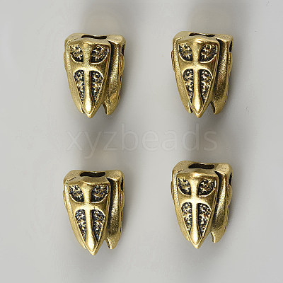 Brass European Beads KK-WH0079-228AB-1