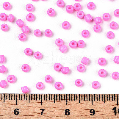 6/0 Baking Paint Glass Seed Beads X-SEED-S003-K2-1