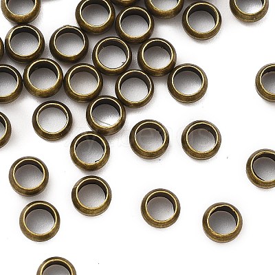 Brass Crimp Beads KK-S509-01AB-02-1