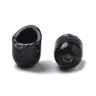 Two Tone Acrylic Beads OACR-S042-06D-1