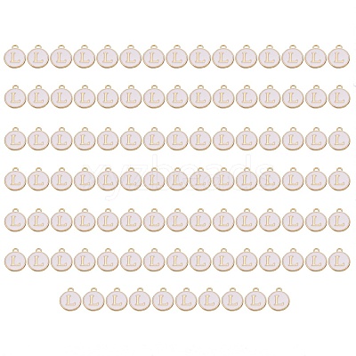 Golden Plated Enamel Alloy Charms ENAM-SZ0001-26A-L-1