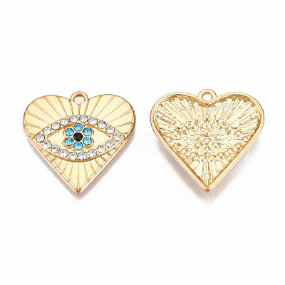 Rack Plating Alloy Enamel Pendants PALLOY-N172-055LG-1