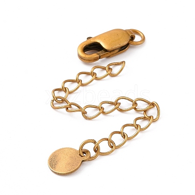 925 Sterling Silver Chain Extenders STER-D036-35AG-1