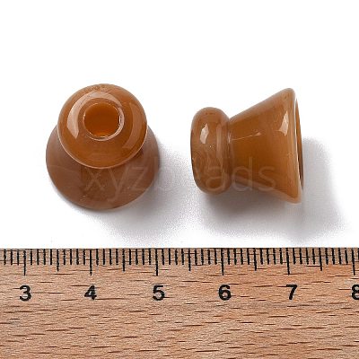 Two Tone Acrylic Beads OACR-S042-04G-1