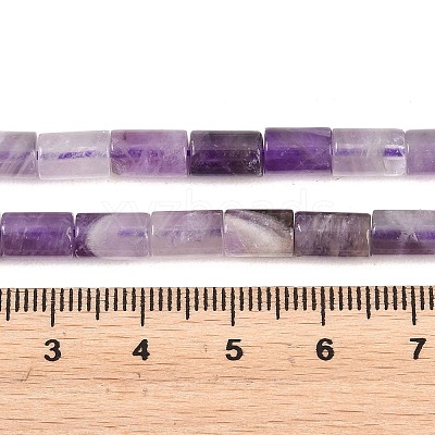 Natural Banded Amethyst Beads Strands G-F832-B04-01B-1