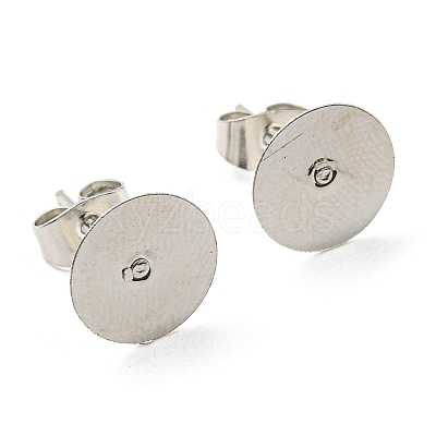 Iron Stud Earring Findings IFIN-Q001-01D-P-1