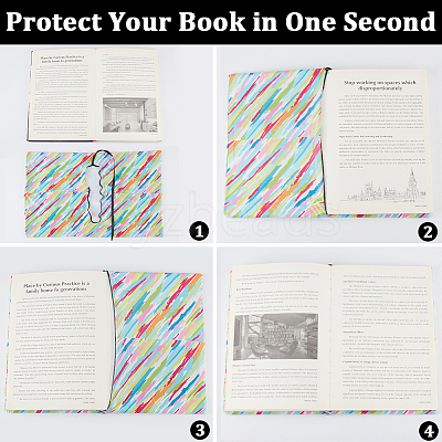 Elastic Fibre Book Covers AJEW-WH20020-032B-1