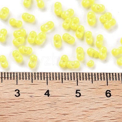 Baking Paint Glass Seed Beads SEED-A033-04I-1
