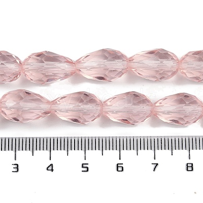 Transparent Glass Beads Strands EGLA-N013-T8mm-D18-1