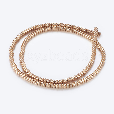 Non-magnetic Synthetic Hematite Beads Strands G-P338-26B-2x3mm-MKCG-1