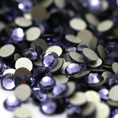 Glass Flat Back Rhinestone RGLA-C002-SS12-539-1