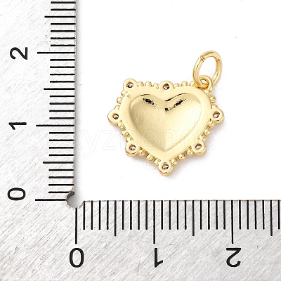 Brass Pave Cubic Zirconia with Enamel Charms KK-Q098-20G-D-1