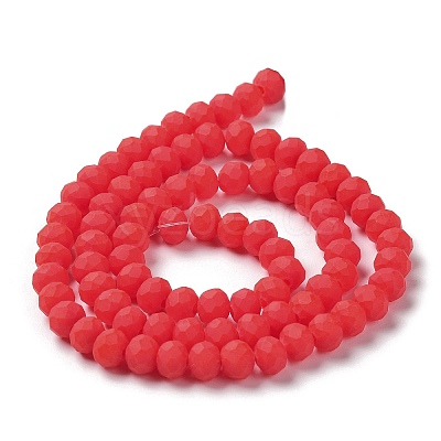 Glass Beads Strands EGLA-A034-P8mm-MD03-1