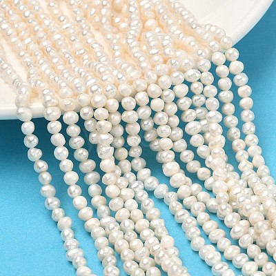 Natural Cultured Freshwater Pearl Beads Strands PEAR-L034-06A-1