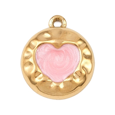 304 Stainless Steel Enamel Pendants X-STAS-P430-03B-G02-1