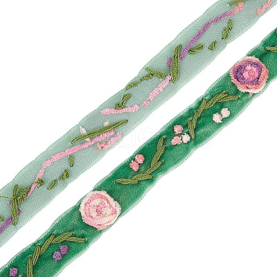 Polyester Ribbons SRIB-WH0011-078A-1