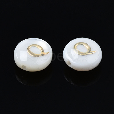 Natural Freshwater Shell Beads SHEL-S278-036Q-1