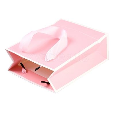 Rectangle Paper Bags with Ribbon Handles CARB-L011-01F-04-1