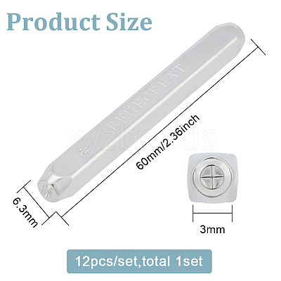 40cr Steel Stamps DIY-BC0009-43B-1