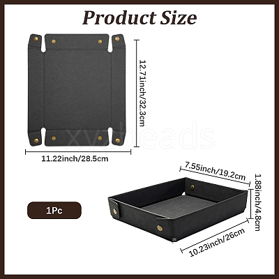 PU Leather Storage Trays ODIS-WH20013-03B-02-1