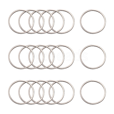 Non-Tarnish 304 Stainless Steel Linking Ring X-STAS-S079-12C-A-1