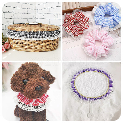 12.5 Yards Polyester Pleated Ribbon OCOR-TA0003-84C-1