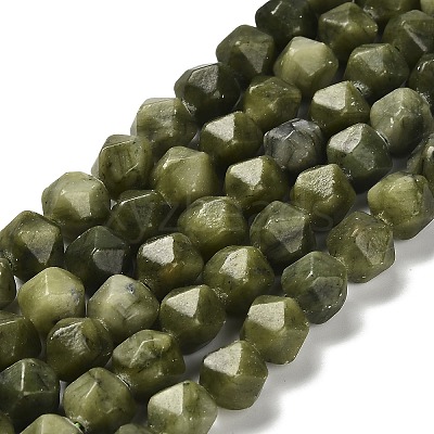 Natural Chinese Jade Southern Jade Beads Strands G-G203-08G-1