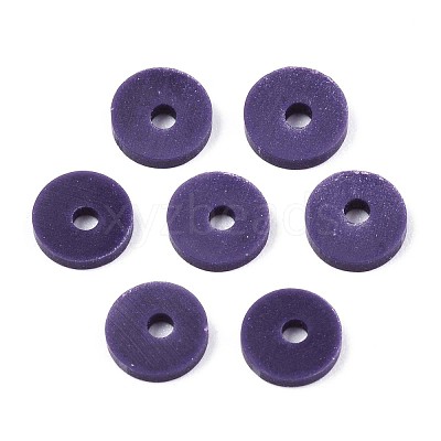 Handmade Polymer Clay Beads CLAY-Q251-8.0mm-46-1