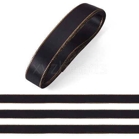 5M Polyester Gold Edged Satin Ribbon OCOR-TADJ0001-05F-1