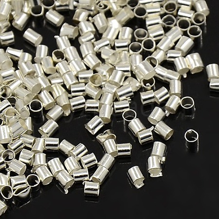 2MM Brass Tube Crimp Beads X-E003-S-1