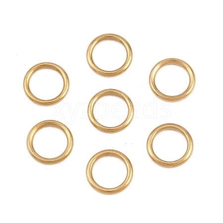 Ion Plating(IP) 304 Stainless Steel Closed Jump Rings STAS-G393-06G-13-1