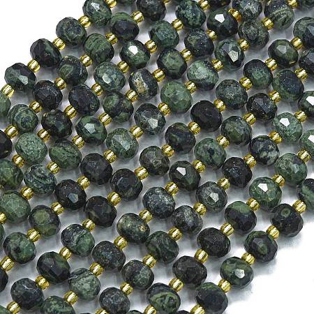 Natural Kambaba Jasper Beads Strands G-K389-E13-01-1