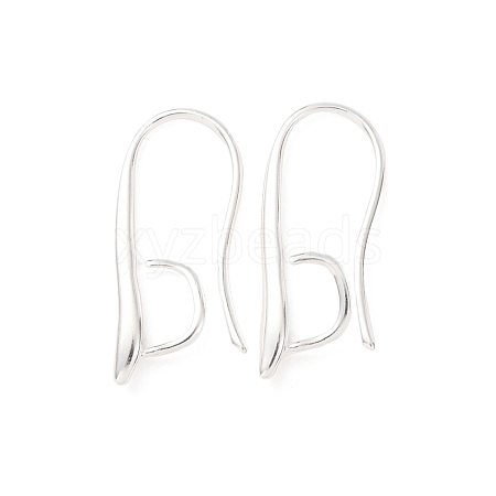 Brass Earring Hooks LS-KK-H502-11S-01-1
