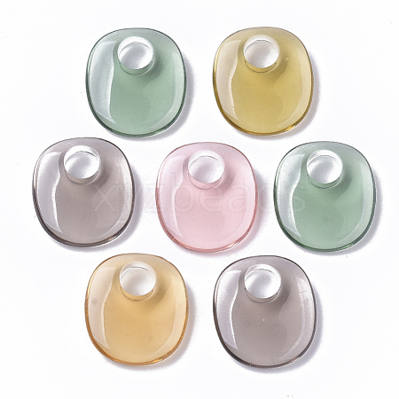 Transparent Acrylic Pendants X-TACR-T009-003-1