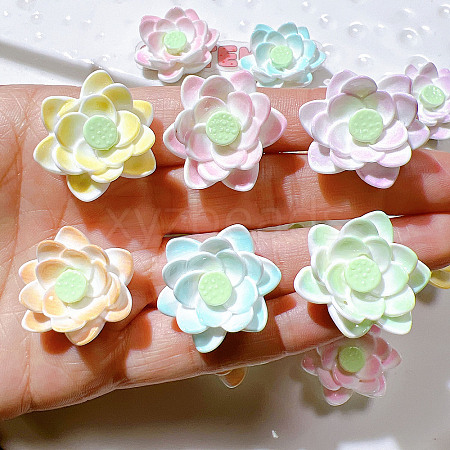 Opaque Resin Cabochons KY-G031-01-1