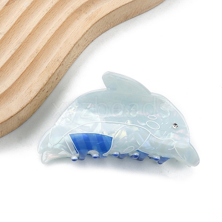 Whale PVC Large Claw Hair Clips PW-WGD61FE-04-1