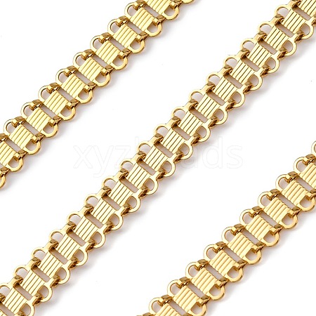 304 Stainless Steel Oval Link Chains CHS-B006-09G-1