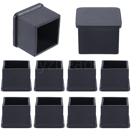 Square Shaped Plastic Furniture Leg Covers KY-WH0048-34C-1