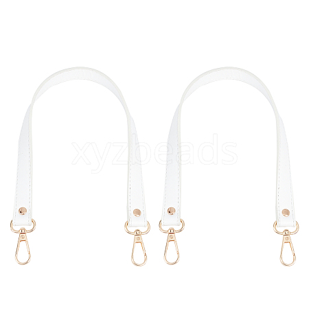 Imitation Leather Bag Handles PURS-WH0005-10G-02-1