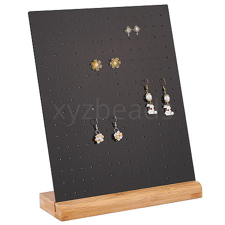 Acrylic Slant Back Earrings Display Stands EDIS-WH0005-25A-1