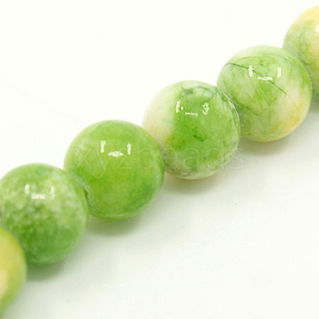 Natural Persian Jade Beads Strands G-D434-4mm-12-1