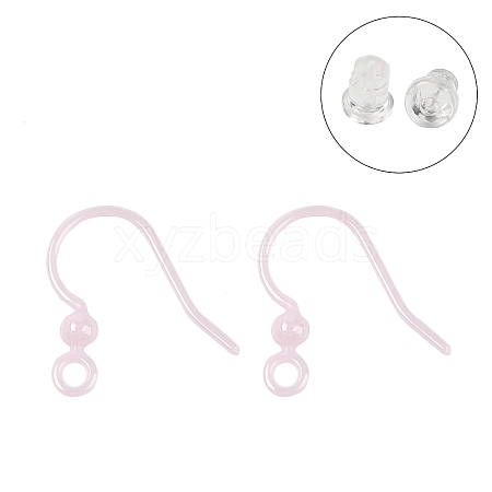 Hypoallergenic Bioceramics Zirconia Ceramic Earring Hooks EJEW-C111-09B-1