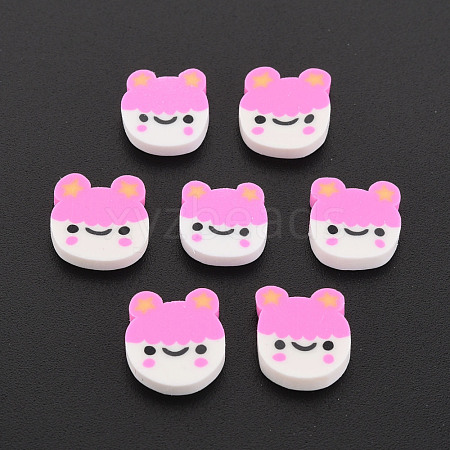 Handmade Polymer Clay Cabochons X-CLAY-N006-141-1