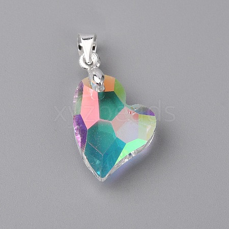 Electroplate Glass Pendants FIND-TAC0009-67S-02-1