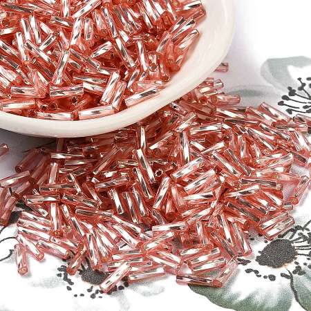 Glass Twist Bugle Beads SEED-C004-06A-1