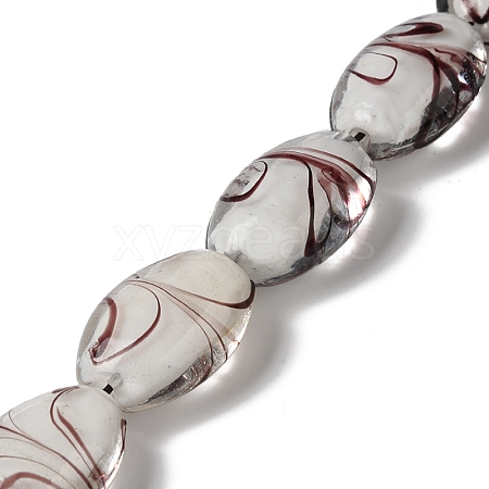 Handmade Lampwork Beads Strands LAMP-K037-13-1