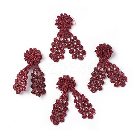 Polyester Lace Costume Accessories FIND-G013-11B-1