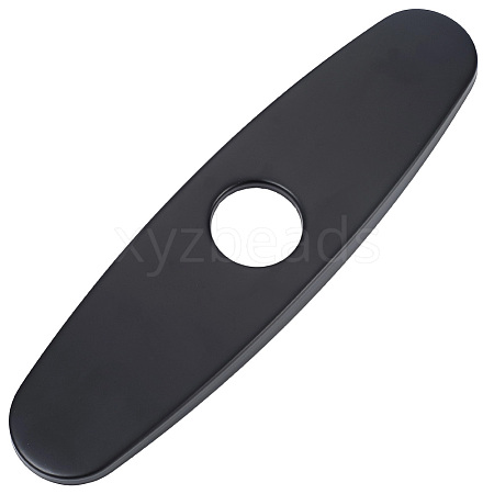 Oval Stainless Steel Faucet Hole Covers STAS-WH20001-18C-EB-1